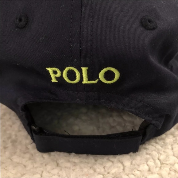 POLO RALPH LAUREN Baseball Cap w/Pony Strap Back - Picture 7 of 8